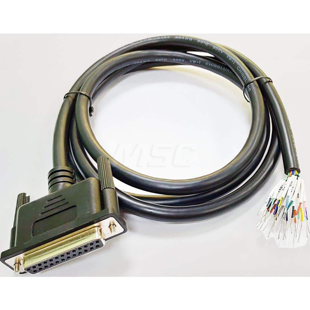 10' Female Serial Connector DB25 Computer Data Cable MPN:DBC-25FW-10