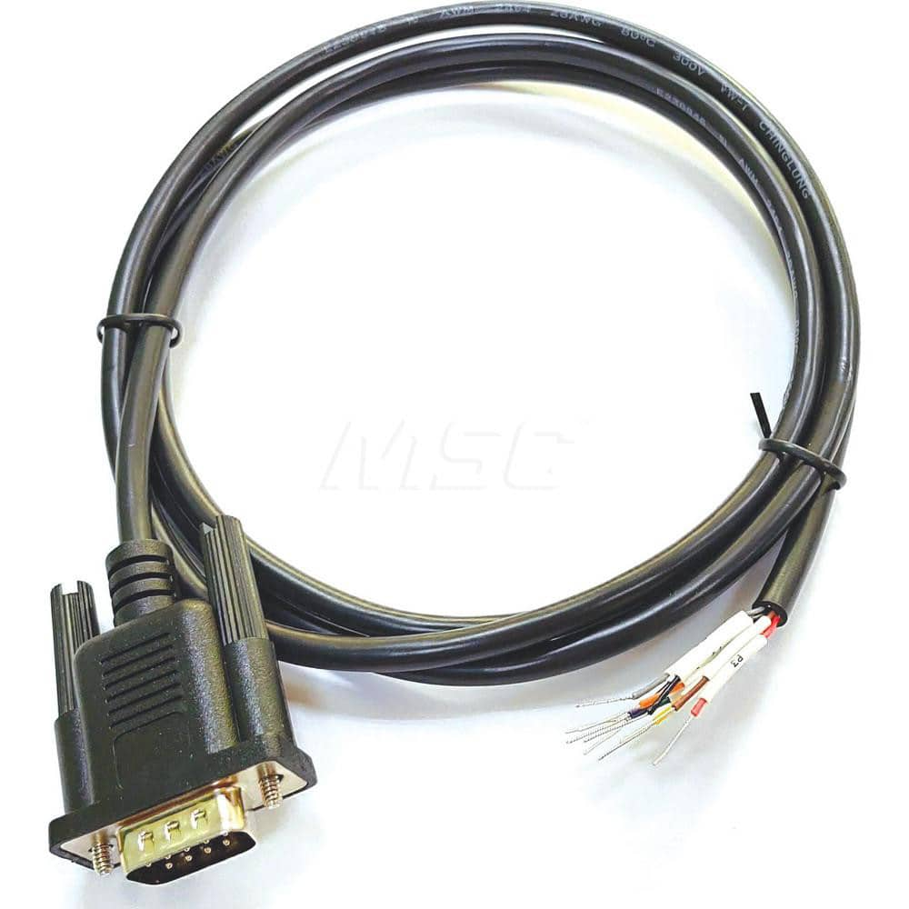 10' Male Serial Connector DB9 Computer Data Cable MPN:DBC-9MW-10