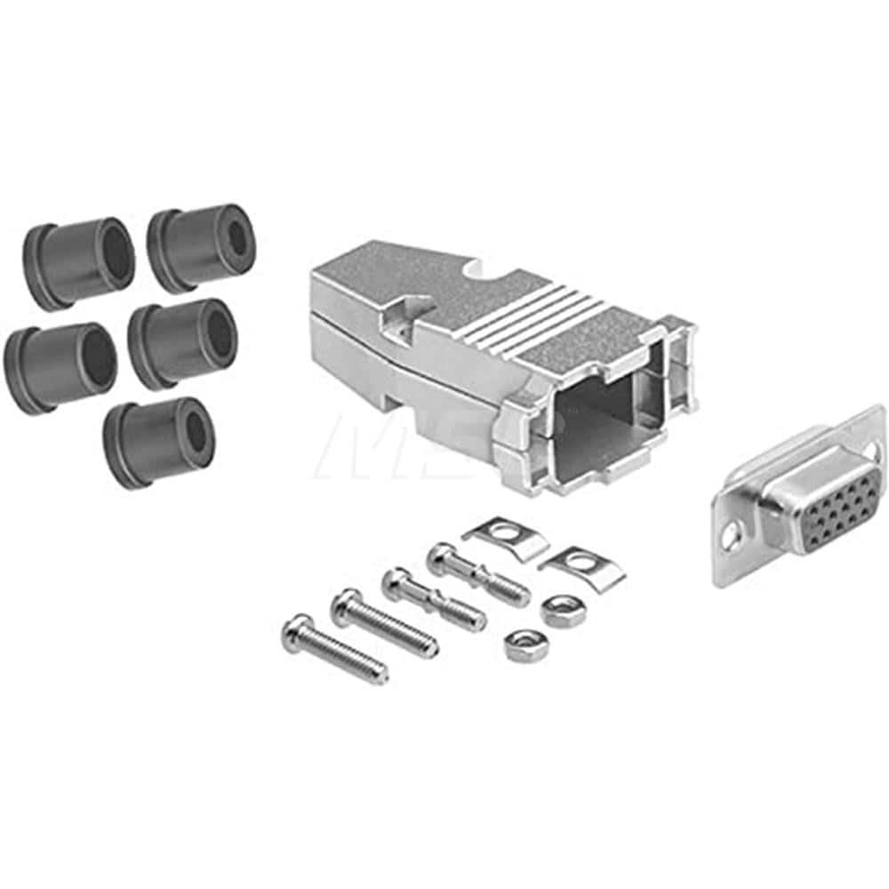 Female D-Sub RS-232 Serial High Density DB15 Adapter MPN:DSC-15HFM-KIT