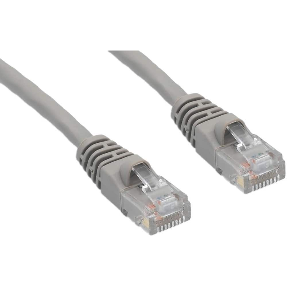 Network & Ethernet Cable, Wire Size: 24.000 , Transmission Speed: 550MHz , Color: Gray  MPN:MRJ-L6U-01GRA10