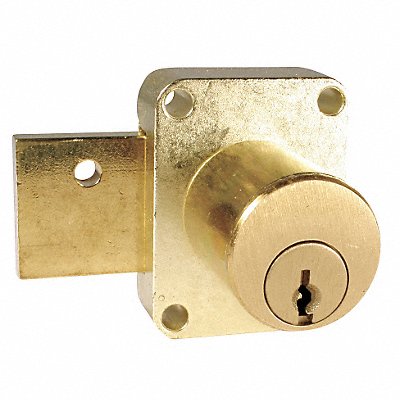 Deadbolt Drawer Lock Brass MPN:C8179-107-4