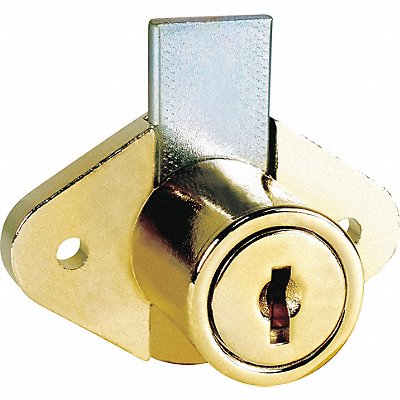 D3733 Cam Lock For Thickness 7/8 in Brass MPN:C8053-C346A-3