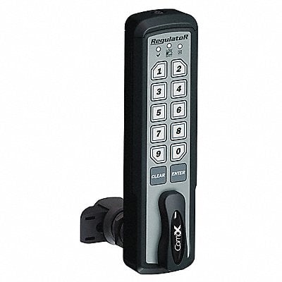 Electronic Keyless Lock Black 1.437 in. MPN:REG-S-V-5-BLK