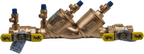 1 Thread, 175 psi WOG Rating, Bronze Double Check Backflow Preventer Valve MPN:4ALF105A2F