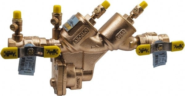 1/2 Thread, 175 psi WOG Rating, Bronze Reduced Pressure Backflow Preventer Valve MPN:4ALF203A2F