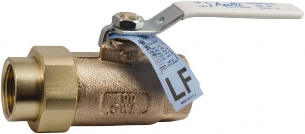 Single Union Ends Manual Ball Valve: 1/2