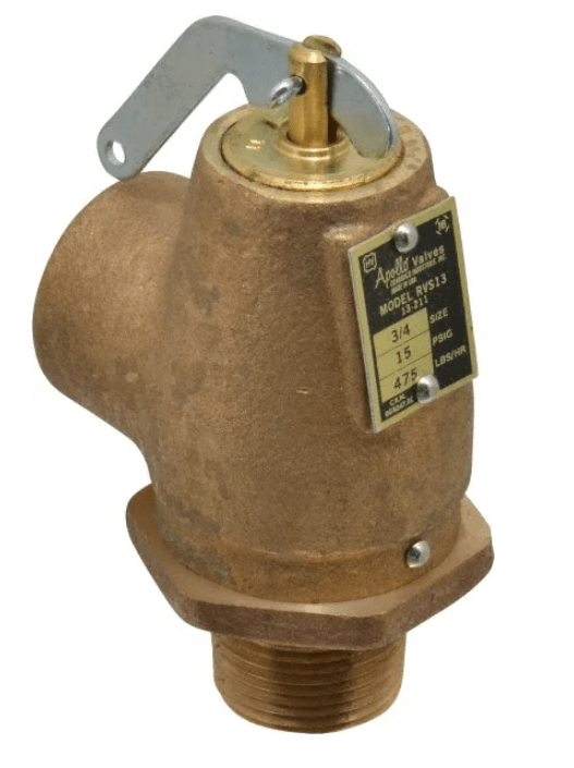 ASME Low Pressure Steam Heating Relief Valve: 3/4