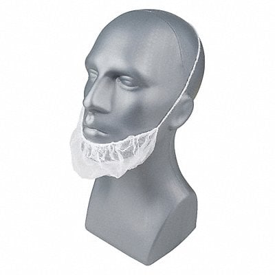 H8277 Beard Cover Head Strap White PK1000 MPN:23KX01