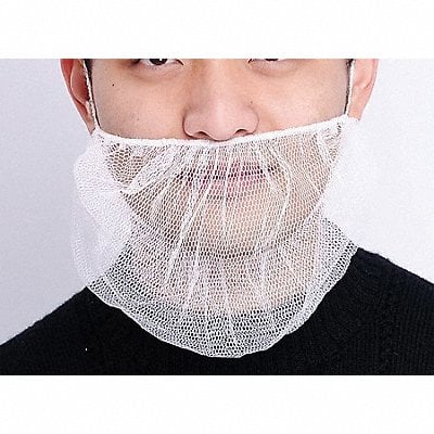 Beard Cover Head Strap White PK100 MPN:23KX05