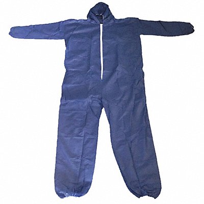 Hooded Coveralls Blue XL Elastic PK25 MPN:26W825