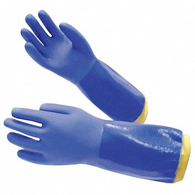 J5798 Chem Resist Glove PVC 14 In M Blue PR MPN:22KA66