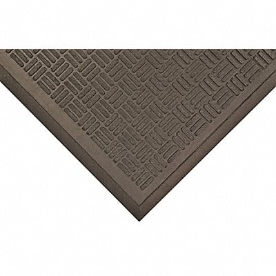 Rubber Entrance Mat Black 2ft. x 3ft. MPN:24N115