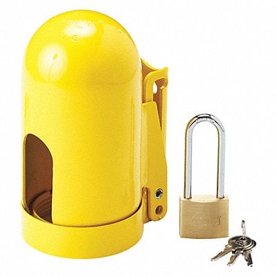 Locking Cylinder Cap Yellow Steel MPN:437R35