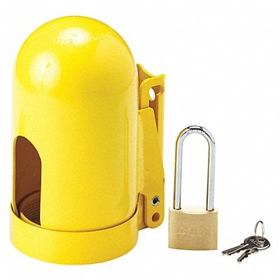 Locking Cylinder Cap Yellow Steel MPN:437R37