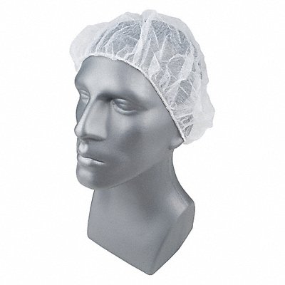 Bouffant Cap White 21 in dia PK100 MPN:23KX10