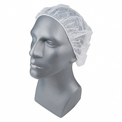 H8280 Bouffant Cap White 21 in dia PK1000 MPN:23KX11