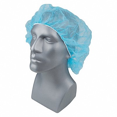 H8285 Bouffant Cap Blue 28 in dia PK1000 MPN:23KX28