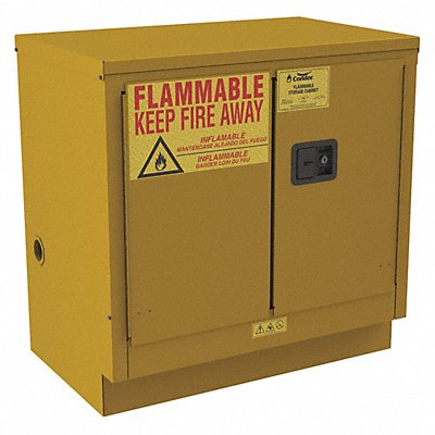 Flammable Cabinet Under Counter 22 gal. MPN:491M65
