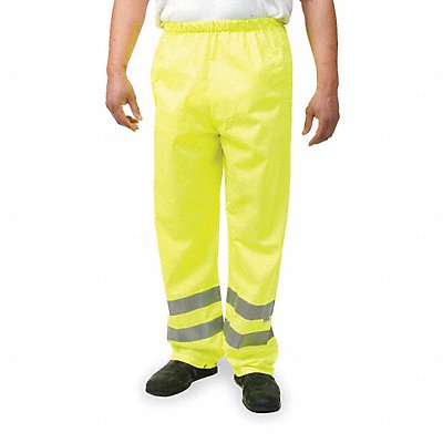 Safety Over Pants Lime Size 40 to 44x33 MPN:1YAV9