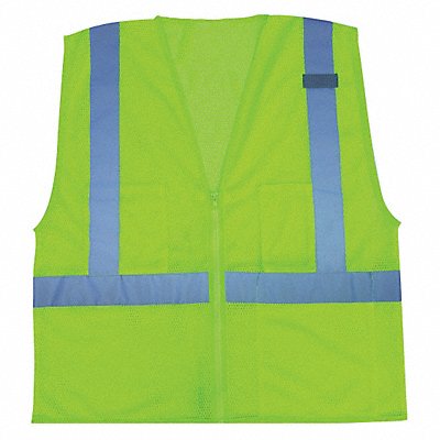 High Visibility Vest Class 2 3XL Lime MPN:3ZDP5