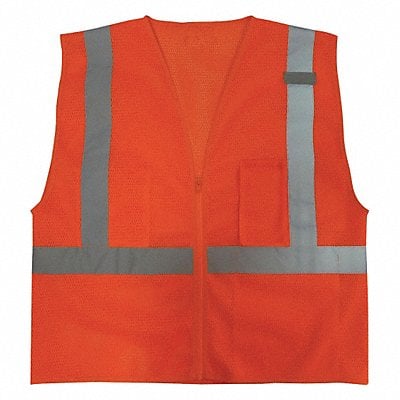 High Visibility Vest Class 2 3XL Orange MPN:3ZDT1