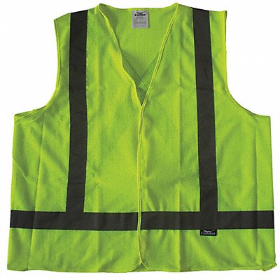 Safety Vest Yellow/Green Hook-and-Loop MPN:491R91