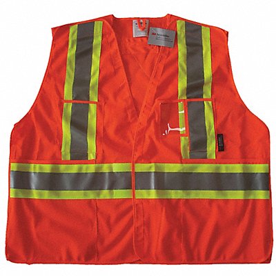 Safety Vest Orange/Red 2XL/3XL MPN:491T15