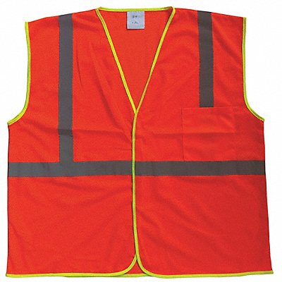 J6012 U-Block Vest Class1 Orange/Red S/M MPN:53YK35