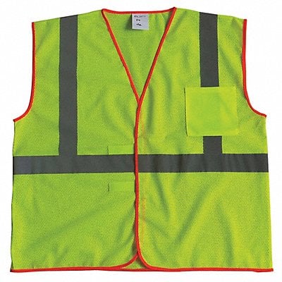 J6012 U-Block Vest Class1 Yellow/Grn L/XL MPN:53YK40