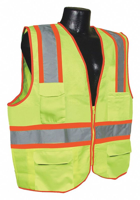 J6029 High Visibility Vest Yellow/Green M MPN:53YM65