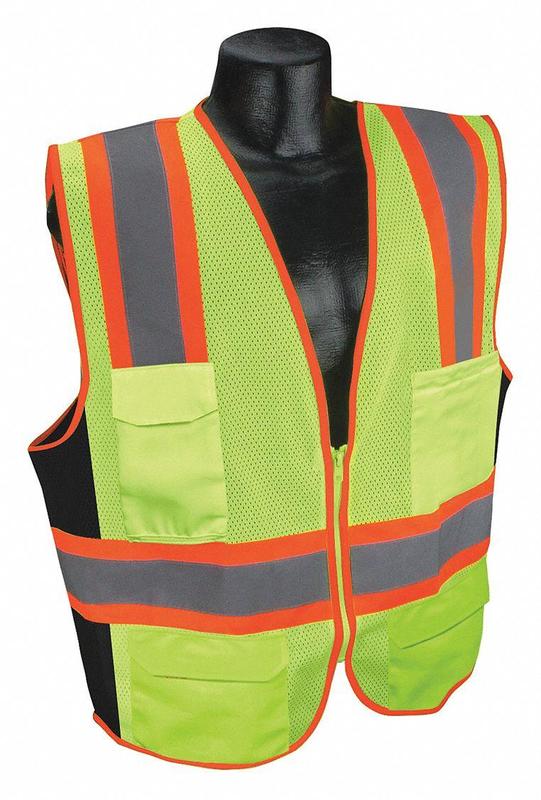High Visibility Vest Yellow/Green XL MPN:53YM83