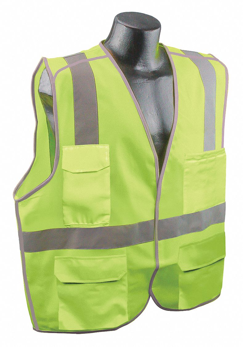J6033 High Visibility Vest Yellow/Green S/M MPN:53YN09