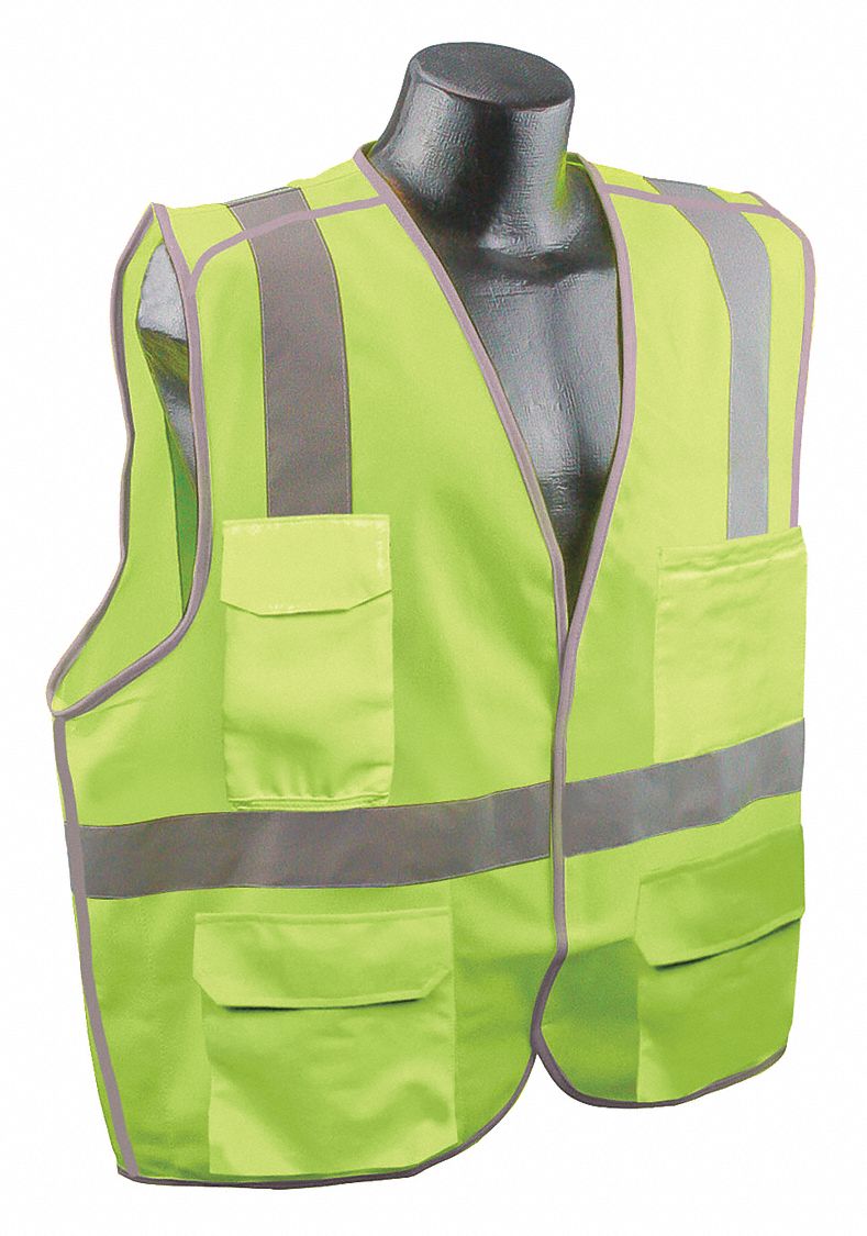 J6033 High Visibility Vest Yllw/Green 2XL/3XL MPN:53YN11