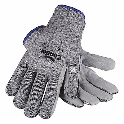 Leather Gloves Gray 2XL PR MPN:29JV79