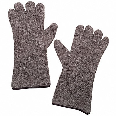 Heat-Resistant Gloves XL Brown/White PR MPN:4JC91