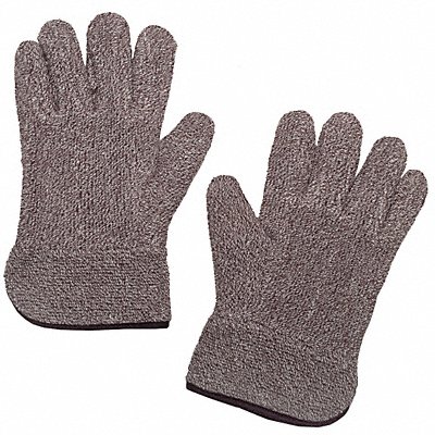 Heat-Resistant Mittens XL Brown/White PR MPN:4JC94