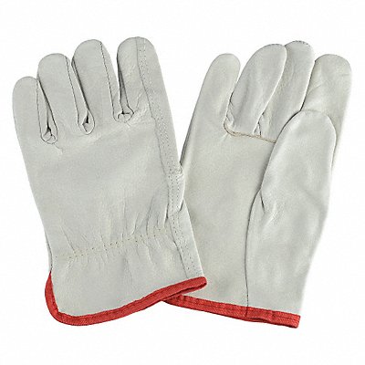 D1594 Leather Gloves White L PR MPN:1AJ23