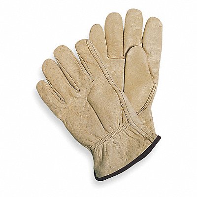 D1596 Leather Gloves Beige L PR MPN:1VT43