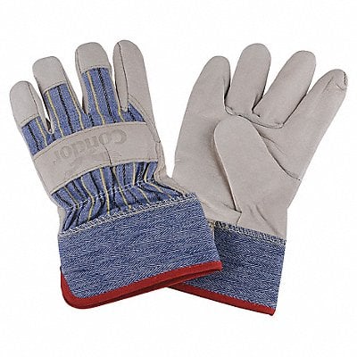 Leather Gloves Beige/Blue L PR MPN:20GZ09
