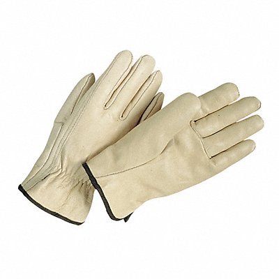 Leather Gloves Beige L PR MPN:20GZ13
