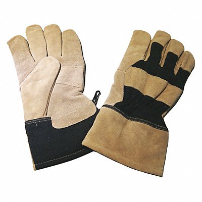 J4948 Leather Gloves Black/Beige L PR MPN:48WU31