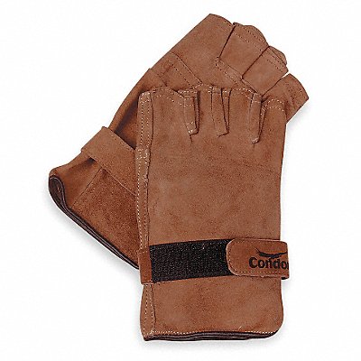 D1578 Leather Gloves Brown M PR MPN:6JJ98