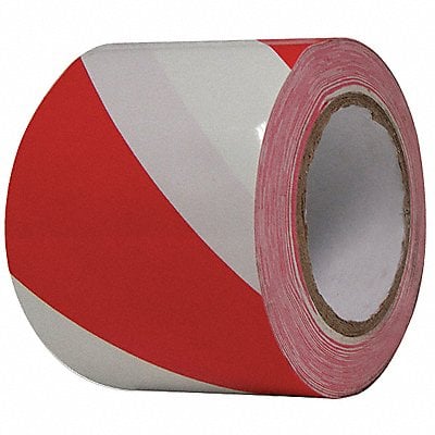 Floor Tape Red/White 3 inx108 ft Roll MPN:3JXY1