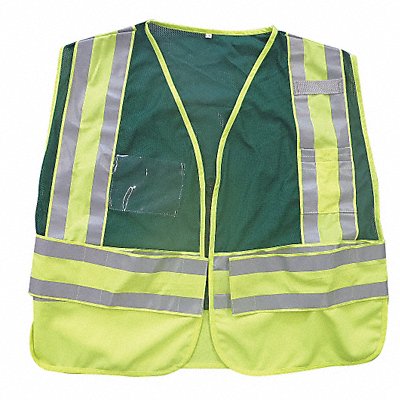 Safety Vest Hi Visibility Green 2XL/4XL MPN:24Y975