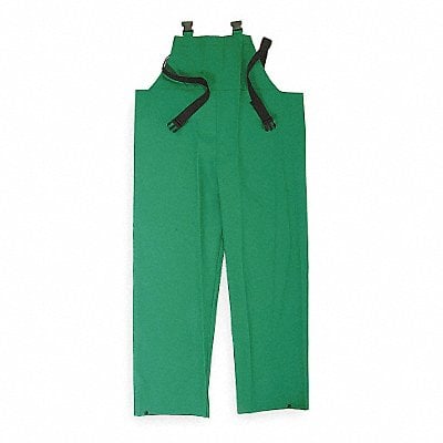 Flame Resistant Rain Bib Overall Green S MPN:4PCR7