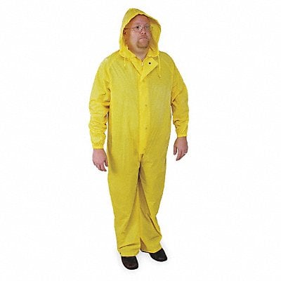 Rain Coverall Unrated Yellow 4XL MPN:4PCF6