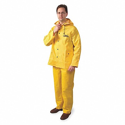 D2284 Rain Suit Jacket/Bib Unrated Yellow 2XL MPN:5T915