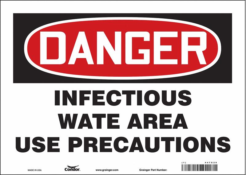 Safety Sign 10 inx14 in Vinyl MPN:447X29