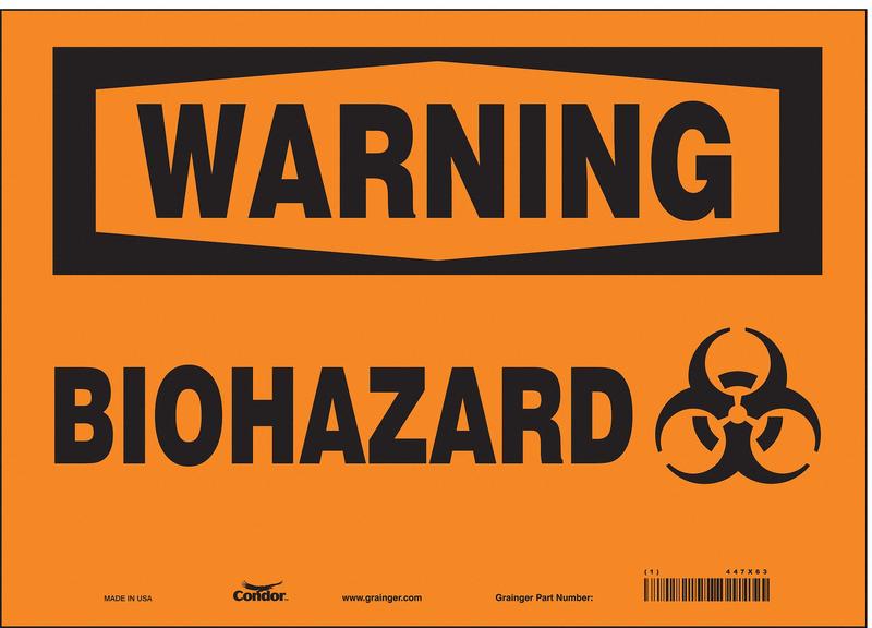 Safety Sign 10 inx14 in Vinyl MPN:447X63