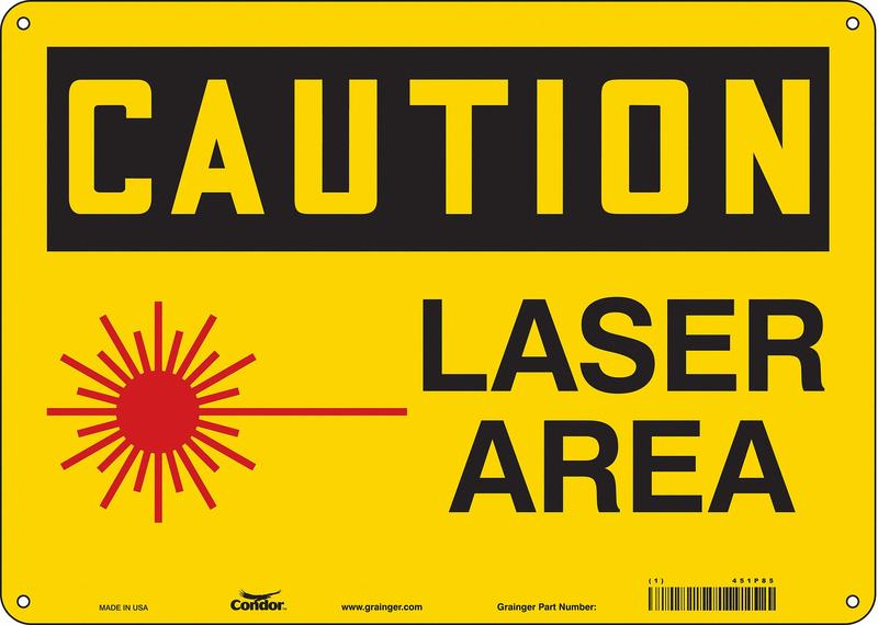 Safety Sign 10 inx14 in Aluminum MPN:451P85